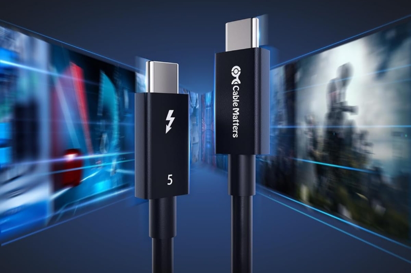 
Cable Matters представила перший кабель Thunderbolt 5 за $23 — працює як USB4 або TB 4 поки немає пристроїв 