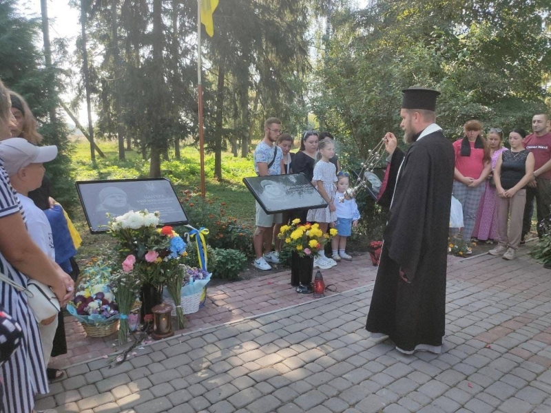 В Уланівській громаді відбулось відкриття пам’ятних дощок захисникам України