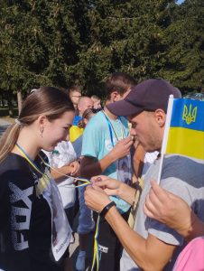 Забіг “Шаную воїнів, біжу за героїв України” відбувся у Хмільнику