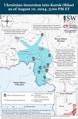 ISW: Кремль применшує масштаби подій у Курській області 