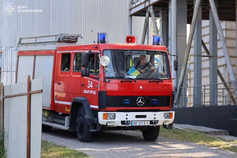 У сільгосппідприємстві на Вінниччині провели протипожежні тренування