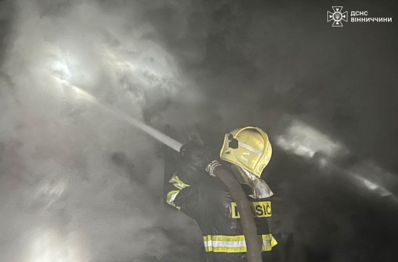 У Вінницькій області сталося шість пожеж