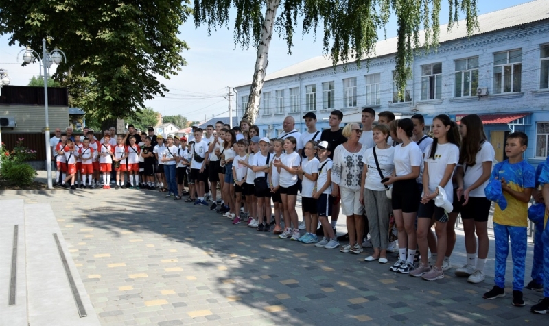 У Жмеринці підняли олімпійський прапор з нагоди відкриття літніх Олімпійських ігор 2024