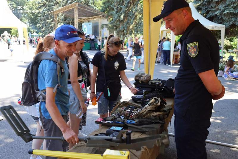 На святі польової кухні у Вінниці рятувальники розгорнули власну локацію