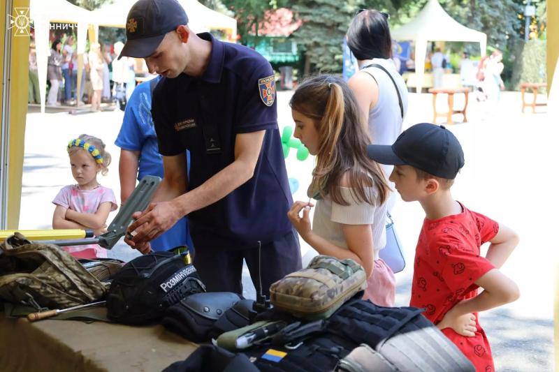 На святі польової кухні у Вінниці рятувальники розгорнули власну локацію