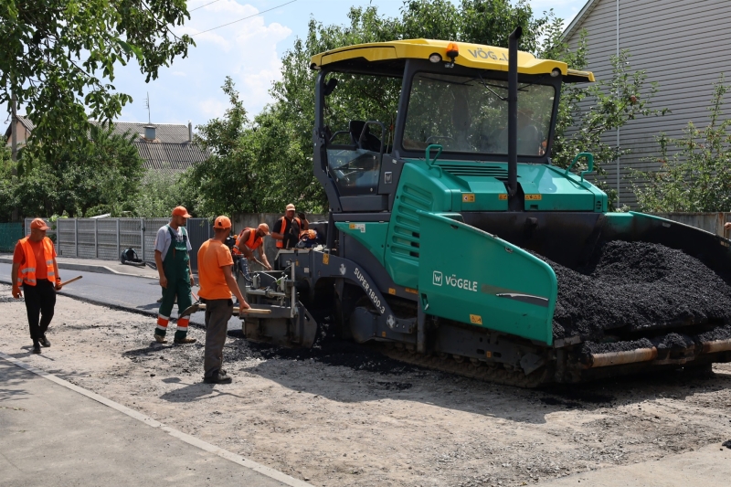 Завершився ремонт дорожнього покриття по вулиці Володимира Вовкодава