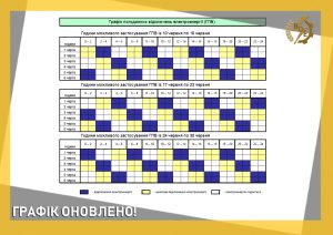 Оновлено графік погодинних відключень на Вінниччині