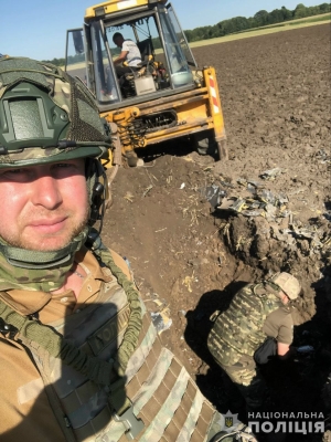 На Вінниччині виявили нездетоновану бойову частину ворожого безпілотника