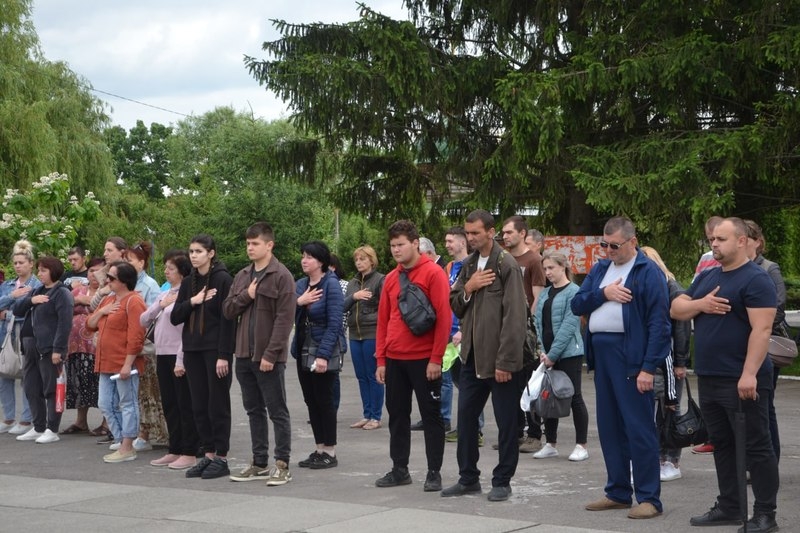 Сьогодні у Хмільнику віддали шану загиблому Герою Юрію Березі